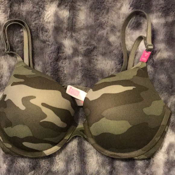 BRA size 32C FROM PINK VICTORIA’s SECRET IN CAMO - Picture 2 of 5
